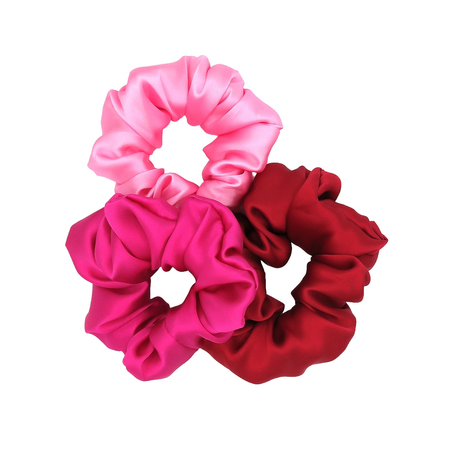 Silk Scrunchie Trio